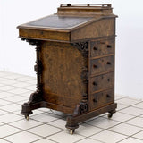 Davenport Burr Walnut Desk