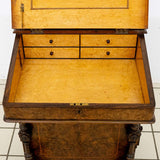 Davenport Burr Walnut Desk