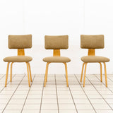 Three dining room chairs SB03 by Cees Braakman for Pastoe, 1950s