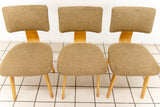 Three dining room chairs SB03 by Cees Braakman for Pastoe, 1950s