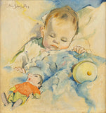 Jan Sluijters (1881-1957), slapende baby