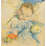 Jan Sluijters (1881-1957), slapende baby